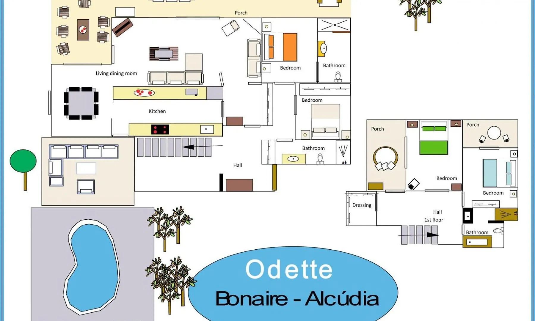 Alpesi faház Villa Odette Alcudia